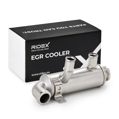 Imagem de RIDEX 4032C0008 Radiador EGR sem válvula de recirculação dos gases escape PEUGEOT: Partner I Van, FORD: Focus 2 Kombi