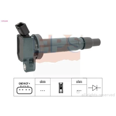 Imagem de EPS 1.970.458 Bobina de ignição COIL ON PLUG, D.I.S. TOYOTA: Yaris II Hatchback, Avensis I Sedan, Sedan