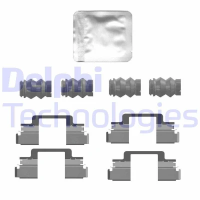 Imagem de DELPHI LX0769 Kit de acessórios, pastilhas travão
