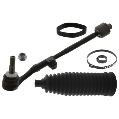 Imagem de FEBI BILSTEIN 43507 Barra de direcção Eixo dianteiro, lado esquerdo com braçadeiras, retentor, foles BMW: 1 Hatchback, 3 Coupe