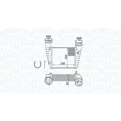 Imagem de MAGNETI MARELLI 351319205210 Intercooler VOLKSWAGEN: Passat B5 GP Variant, Sedan, Variant