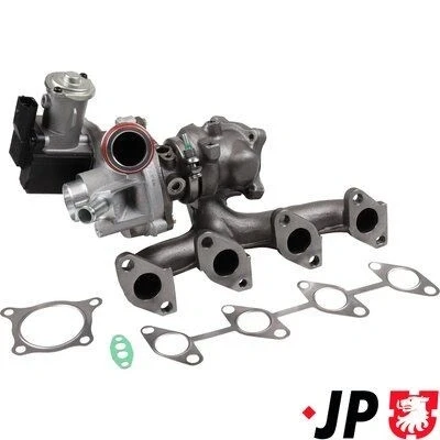 Imagem de JP GROUP 1117410200 Turbocompressor accionado pelos gases de escape com juntas SEAT: Leon II Hatchback, SKODA: Octavia 2 Combi