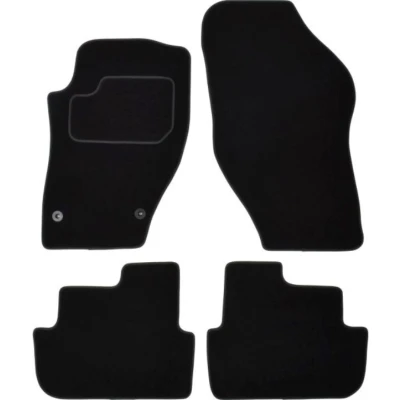 Imagem de MAMMOOTH A041 PGT165 PRM 01 Conjunto de tapete chão Têxtil à frente e atrás 4 preto PEUGEOT: 308 I CC