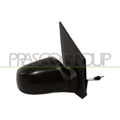 Imagem de Espelho retrovisor Prasco FD3427113 à direita preto manual ajustável pelo interior FORD: FIESTA 5