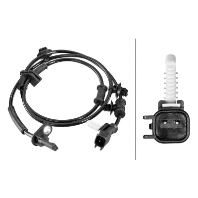 Imagem de HELLA 6PU 358 218 541 Sensor de ABS com ganchos fixação no cabo Hall 2 1210