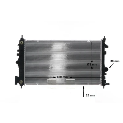Imagem de MAHLE ORIGINAL CR 1103 000S Radiador, arrefecimento do motor OPEL: Insignia A Sports Tourer, Sedan