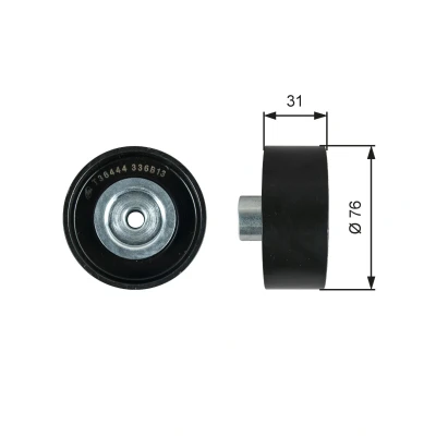Imagem de GATES T36444 Polia de Desvio BOOST DN CVT Belt