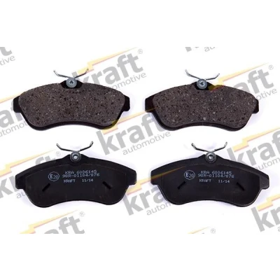 Imagem de KRAFT 6006145 Jogo de pastilhas para travão disco Eixo dianteiro CITROËN: C3 I Hatchback, C2 Xsara Hatchback