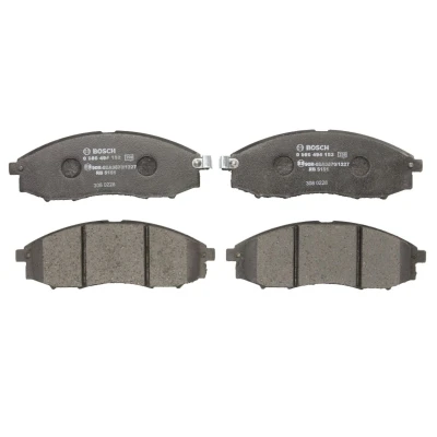 Imagem de BOSCH 0 986 494 152 Jogo de pastilhas para travão disco Baixo teor metálico com avisador sonoro desgaste NISSAN: Pick Up, Navara up