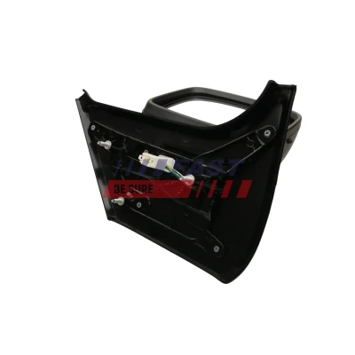 Imagem de espelho retrovisor Fast FT88366 à direita preto aquecível, para regulação eléctrica dos espelhos, braço do comprido