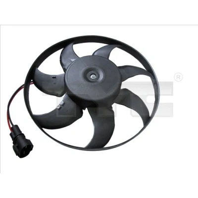 Imagem de TYC 837 0053 ventilador de radiador 345 400 sem estrutura do (caixilho) VOLKSWAGEN: TRANSPORTER 4, 4 Bus