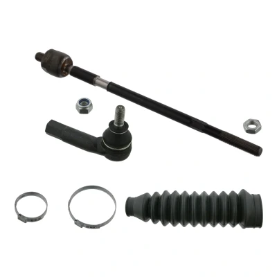 Imagem de FEBI BILSTEIN 44740 Barra de direcção Eixo dianteiro, lado direito com porcas braçadeiras, foles SEAT: Ibiza 2