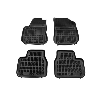 Imagem de REZAW PLAST 201228 Conjunto de tapete chão Borracha à frente e atrás 4 preto medida CITROËN: C4 II Cactus
