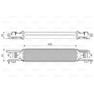 Imagem de VALEO 818577 Intercooler sem válvula de recirculação dos gases escape OPEL: Corsa D Hatchback