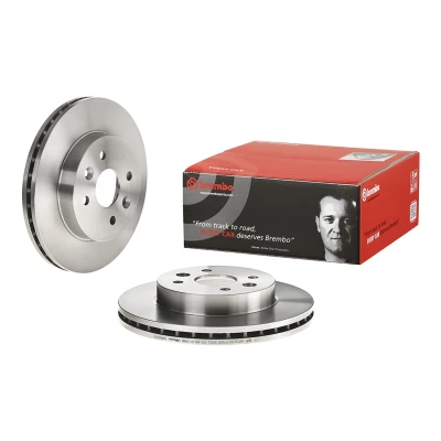 Imagem de BREMBO 09.A606.10 Disco de travão 254 24 4 interior ventilado