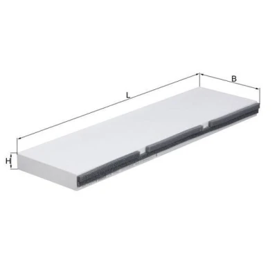 Imagem de MAHLE ORIGINAL LA 492 Filtro, ar do habitáculo Filtro de partículas 492,0 153 30,0