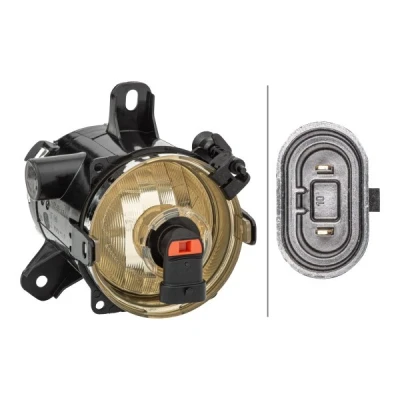 Imagem de HELLA 1N0 354 824 021 Farol de Nevoeiro à direita 12 com lâmpada incandescência OPEL: Corsa D Hatchback, E Hatchback