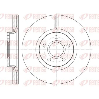 Imagem de REMSA 6711.10 Disco de travão Eixo dianteiro 300, 300 25 5 ventilado FORD: FOCUS 3, 2, 3 Turnier, VOLVO: V40 Hatchback, V60 I, S60 II