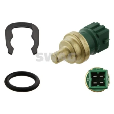Imagem de SWAG 30 93 1539 Sensor da Temperatura do Líquido de Refrigeração verde com mola retenção, junta VOLKSWAGEN: Golf 4, Polo III Hatchback