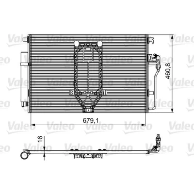 Imagem de VALEO 812502 Condensador com secador Alumínio 379 R 134a MERCEDES BENZ: Sprinter 5 T Camião de plataforma/Chassis, Van