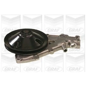 Imagem de GRAF PA550 Bomba de água com junta sem tampa mecânico Chapa aço 144 para accionamento da correia trapezoidal estriada RENAULT: Super 5 Hatchback