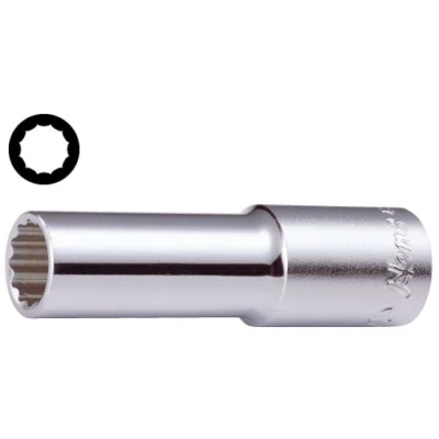 Imagem de Chave de caixa 1/2&quot; 12 bits HANS 22 mm kant lang