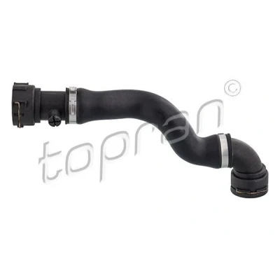 Imagem de TOPRAN 501 566 Mangueira de Radiador em cima Borracha com entretela válvula purga, acoplamentos rápidos BMW: 5 Sedan, Touring, 7