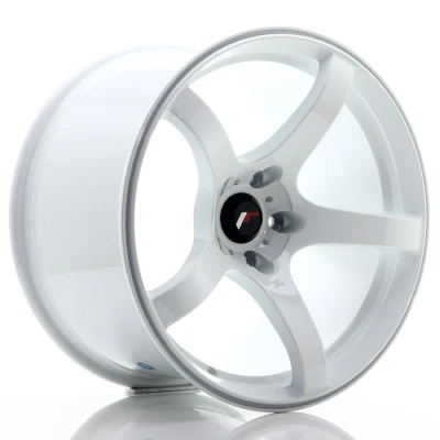 Imagem de Jante de alumínio japan racing jr32 10.5x18 5x114.3 et22 branco
