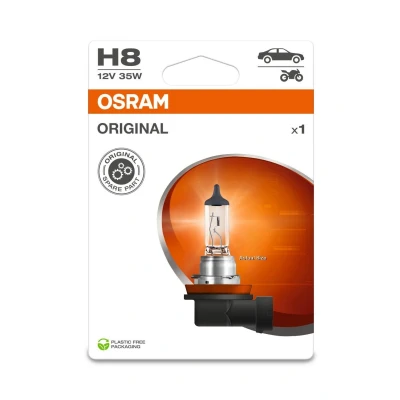Imagem de OSRAM 64212 1BL Lâmpada, farol de longo alcance H8 12V 35W