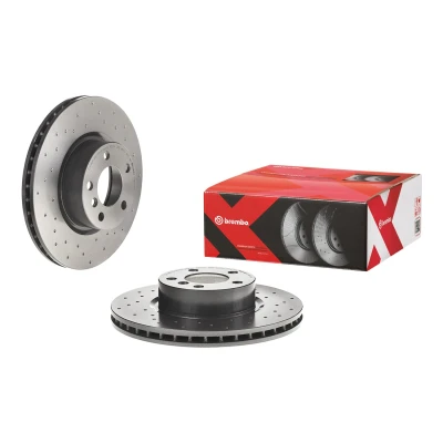 Imagem de BREMBO 09.B570.1X Disco de travão 328 28 5 perfurado/ventilado revestido alto carbono com parafusos BMW: X3, X4