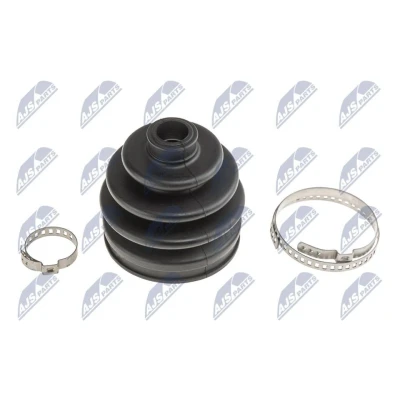 Imagem de NTY NOP 019 Fole de Transmissão Eixo dianteiro, do lado da roda com braçadeiras VOLKSWAGEN: GOLF 5, 2, 6, SEAT: Ibiza Leon II Hatchback