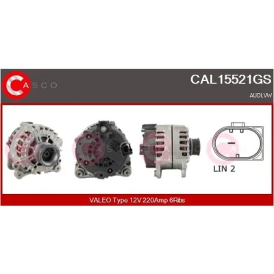 Imagem de CASCO CAL10300AS Alternador 12V 150A RENAULT: MEGANE 2 Kombi, LAGUNA Grandtour, Vel Satis Hatchback, OPEL: Vivaro A Van