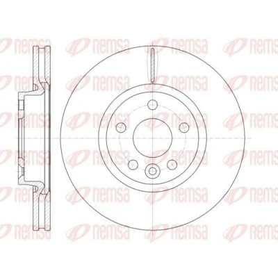 Imagem de REMSA 61019.10 Disco de travão Eixo dianteiro 300, 300 28 5 ventilado VOLVO: V60 I, S60 II, V70 3, FORD: S Max Mk1, MONDEO 4 Turnier, Galaxy Mk2 MPV