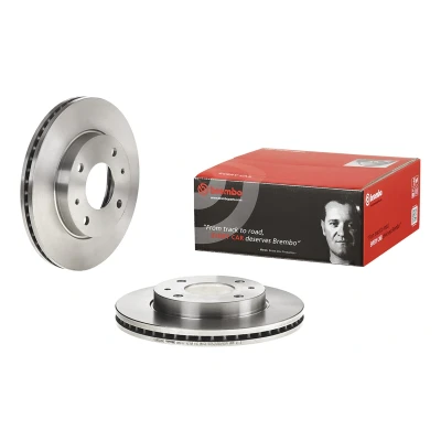 Imagem de BREMBO 09.A258.10 Disco de travão 257 24 4 interior ventilado HYUNDAI: COUPE, LANTRA 2 Wagon