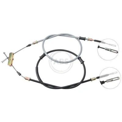 Imagem de A.B.S. K11305 Cabo de Freio Mão 1365, 1498 Travões disco para veículos volante à esquerda/direita OPEL: Calibra A