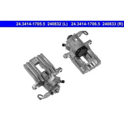 Imagem de ATE 24.3414 1705.5 Pinça de travão sem suporte VOLKSWAGEN: Golf 4, Bora Sedan, 4 Variant, AUDI: A3 Hatchback, SEAT: Leon I Hatchback