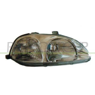 Imagem de PRASCO HD0344823 Farol Principal à direita H4 sem porta lâmpadas motor de regulação do alcance dos faróis HONDA: CIVIC 6 Stufenheck