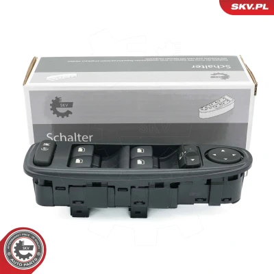 Imagem de ESEN SKV 37SKV433 Interruptor, elevadores dos vidros à frente, lado esquerdo CITROËN: C4 Picasso 1