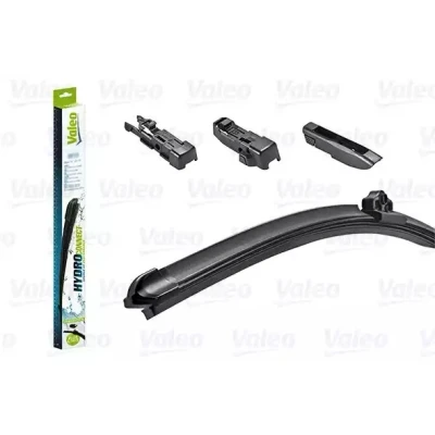 Imagem de Escova do limpa vidros Valeo Hydroconnect 578514 650mm à frente Sem armação Fixação por ganchos, Top Lock, cavilha SEAT: Leon II Hatchback