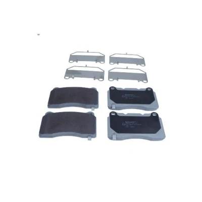 Imagem de QUARO Jogo de pastilhas para travão disco Baixo teor metálico com avisador sonoro desgaste chapa anti ruído QP9499 TESLA: Model S, X