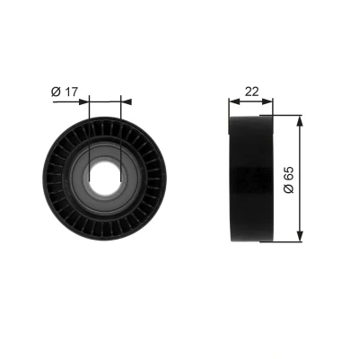 Imagem de GATES FleetRunner Micro V Kit T36257 Polia de Desvio MERCEDES BENZ: Classe A