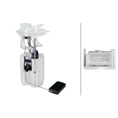 Imagem de HELLA 8TF 358 306 571 Unidade de alimentação combustível com junta, sensor nível elétrico Gasolina