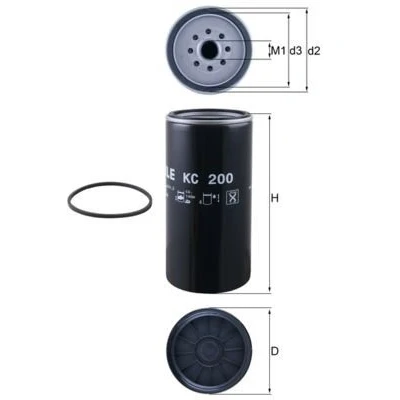 Imagem de MAHLE ORIGINAL KC 200 Filtro de Combustível aparafusado