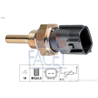 Imagem de FACET 7.3225 Sensor de Temperatura do Óleo M12x1,5 Made in Italy OE Equivalent