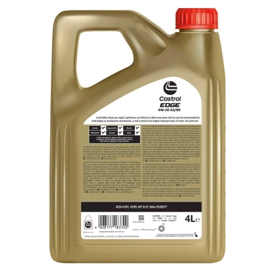 Imagem de Castrol EDGE A5/B5 0W 30 4l Óleo do motor 15F6A5