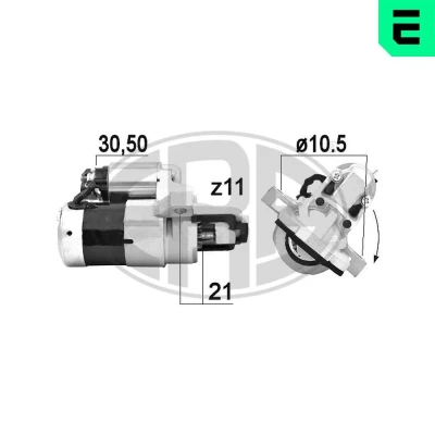 Imagem de ERA 220921A Motor de arranque 12 1 11 MAZDA: 3 Sedan