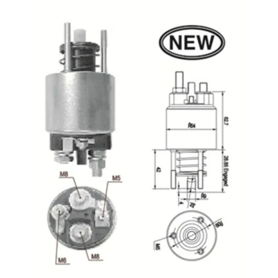 Imagem de Interruptor de solenoide, motor arranque MAGNETI MARELLI 940113050556