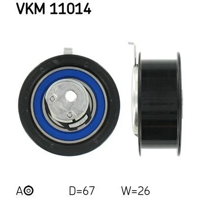 Imagem de SKF VKM 11014 Rolo tensor, correia dentada AUDI: A4 B5 Sedan, Avant, A6 C5 VOLKSWAGEN: GOLF 3, Transporter 4 Bus,
