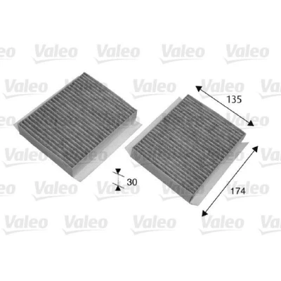 Imagem de VALEO CLIMFILTER PROTECT 698747 Filtro, ar do habitáculo Filtro de carvão ativado 174, 174 ALFA ROMEO: 156 Sportwagon, Sedan, 147