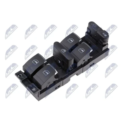 Imagem de NTY EWS VW 180 Interruptor, elevadores dos vidros à frente, lado esquerdo VOLKSWAGEN: Golf 4, Passat B5 Variant, Sedan